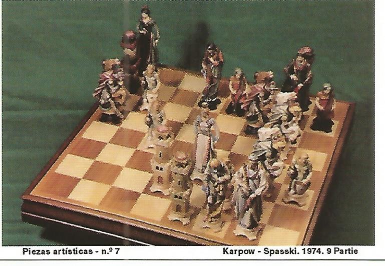 CALENDARIO PUBLICITARIO 00341: Coleccion Piezas artisticas no 7. Karpow -Spasski. 1974