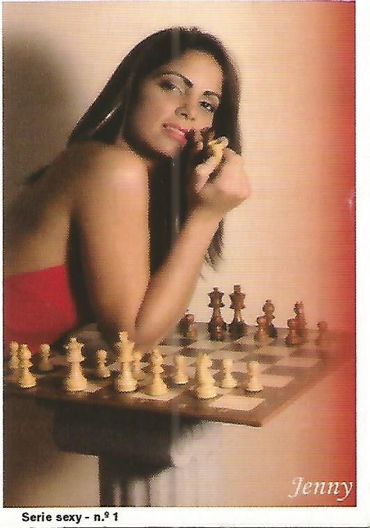 CALENDARIO PUBLICITARIO 00346: Ajedrez Serie Sexy no 01.