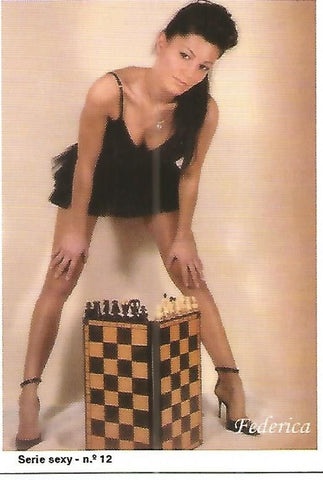 CALENDARIO PUBLICITARIO 00357: Ajedrez Serie Sexy no 12.