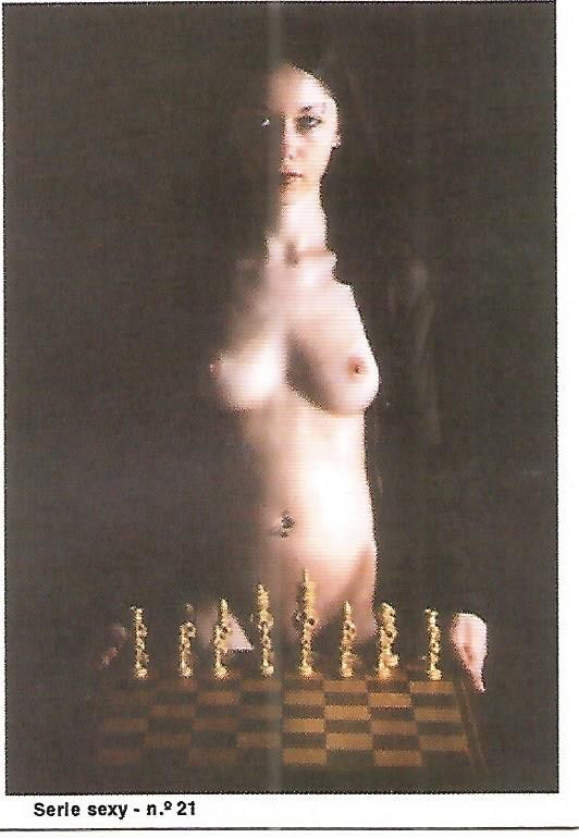 CALENDARIO PUBLICITARIO 00366: Ajedrez Serie Sexy no 21.