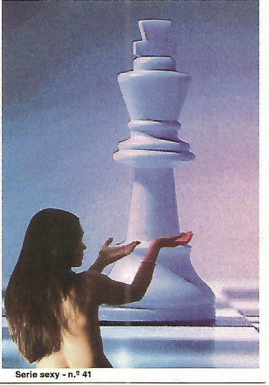 CALENDARIO PUBLICITARIO 00386: Ajedrez Serie Sexy no 41.