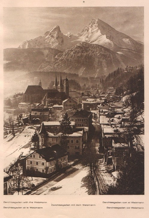 Lamina/Foto KURT HIELSCHE Deuschtland No. 001: BERCHTESGADEN WITH THE WATZMANN