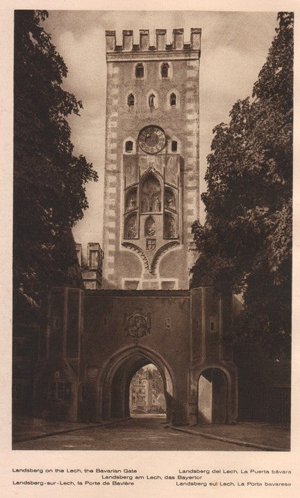 Lamina/Foto KURT HIELSCHE Deuschtland No. 017: LANDSBERG ON THE LECH THE BAVARIAN GATE