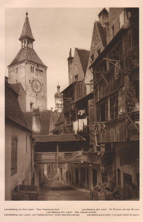Lamina/Foto KURT HIELSCHE Deuschtland No. 018: LANDSBERG ON THE LECH THE HEXENWINKEL