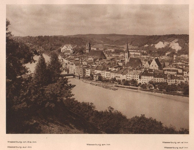Lamina/Foto KURT HIELSCHE Deuschtland No. 028: WASSERBURG ON THE INN