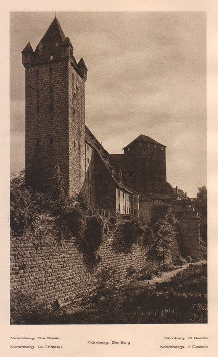 Lamina/Foto KURT HIELSCHE Deuschtland No. 034: NUREMBERG. THE CASTLE