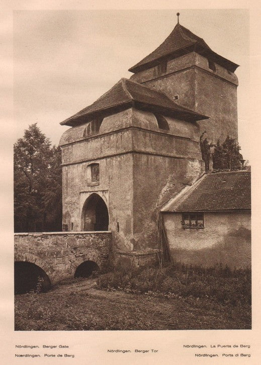 Lamina/Foto KURT HIELSCHE Deuschtland No. 040: NORDLINGEN. Berger Gate