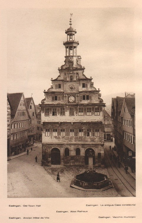 Lamina/Foto KURT HIELSCHE Deuschtland No. 056: ESSLINGEN. OLD TOWN HALL