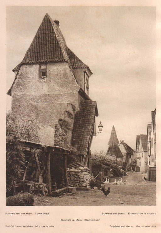 Lamina/Foto KURT HIELSCHE Deuschtland No. 071: SULZFELD ON THE MAIN. TOWN HALL