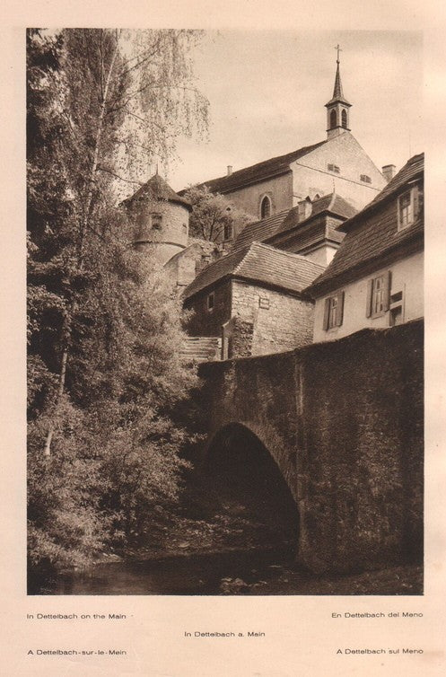 Lamina/Foto KURT HIELSCHE Deuschtland No. 072: IN DETTELBACH ON THE MAIN