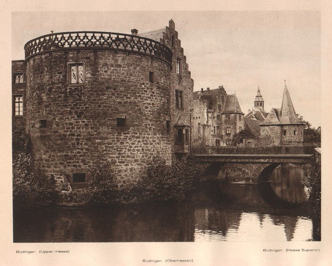 Lamina/Foto KURT HIELSCHE Deuschtland No. 076: BUDIGEN. UPPER HESSE