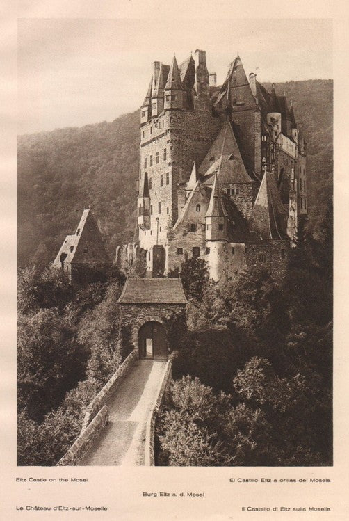 Lamina/Foto KURT HIELSCHE Deuschtland No. 083: EITZ CASTLE ON THE MOSEL