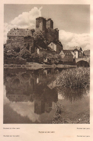 Lamina/Foto KURT HIELSCHE Deuschtland No. 088: RUNKEL ON THE LAHN