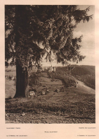 Lamina/Foto KURT HIELSCHE Deuschtland No. 093: LAUENSTEIN CASTLE
