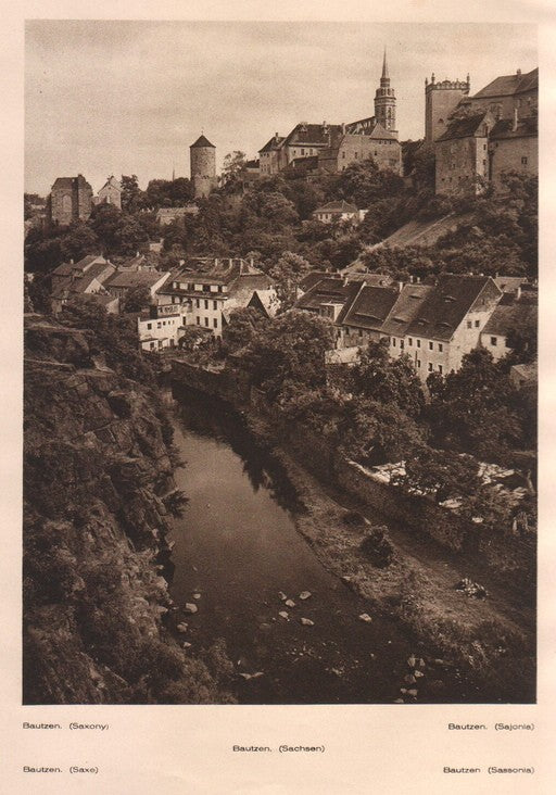Lamina/Foto KURT HIELSCHE Deuschtland No. 106: BAUTZEN. SAXONY