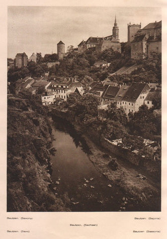 Lamina/Foto KURT HIELSCHE Deuschtland No. 106: BAUTZEN. SAXONY