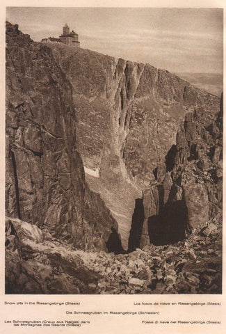 Lamina/Foto KURT HIELSCHE Deuschtland No. 112: SNOW PITS IN THE RIESENGEBIRGE (SILESIA)