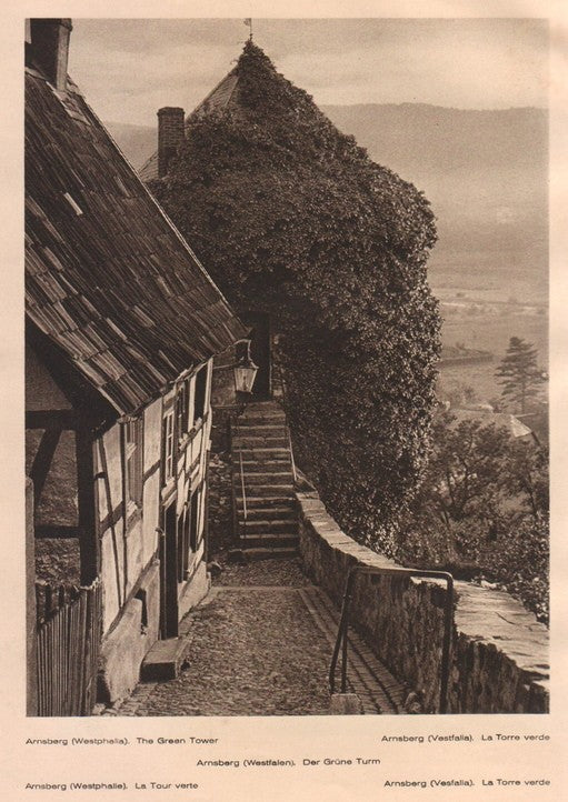 Lamina/Foto KURT HIELSCHE Deuschtland No. 122: ARNSBERG (WESTPHALIA). THE GREEN TOWER