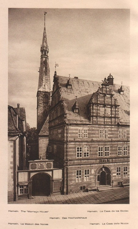 Lamina/Foto KURT HIELSCHE Deuschtland No. 123: HAMELN. THE MARRIAGE HOUSE