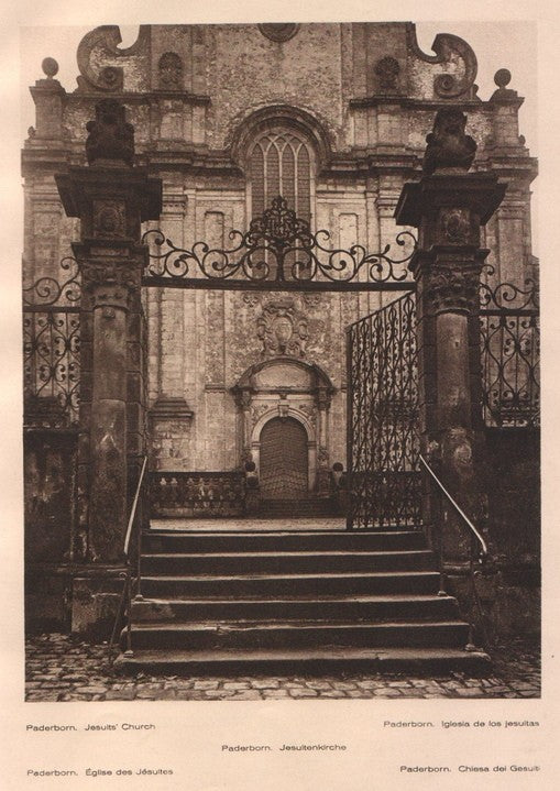 Lamina/Foto KURT HIELSCHE Deuschtland No. 126: PADERBORN. JESUITS CHURCH