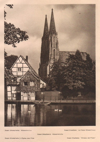 Lamina/Foto KURT HIELSCHE Deuschtland No. 127: SOEST (WESTPHALIA). WIESENKIRCHE