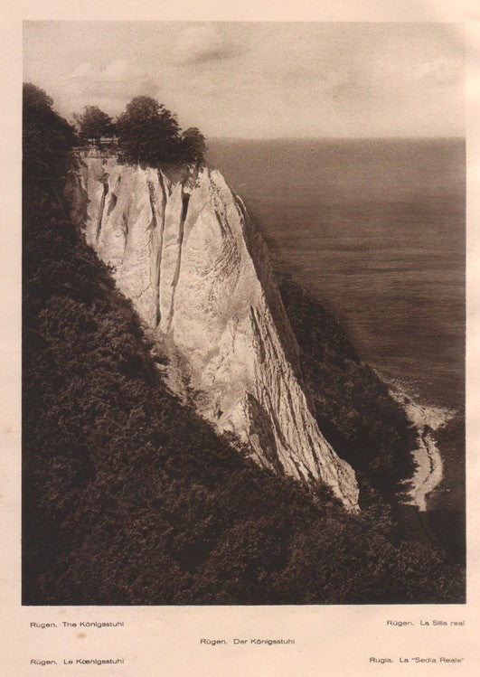 Lamina/Foto KURT HIELSCHE Deuschtland No. 137: RUGEN. THE KONLGSSTUHL