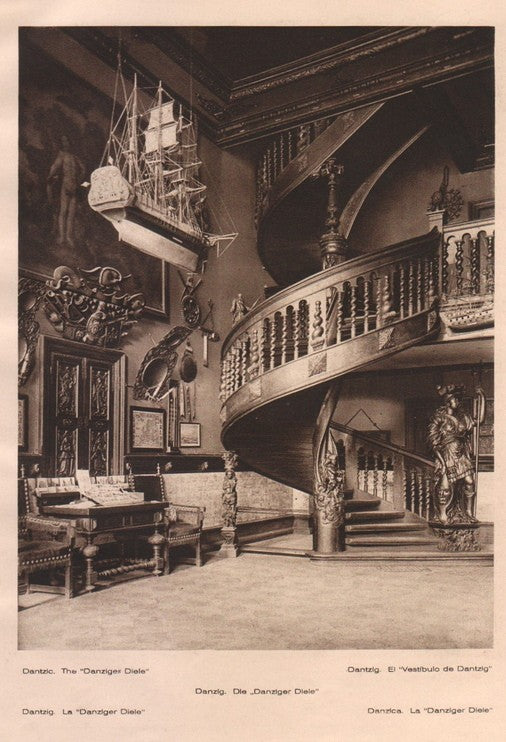 Lamina/Foto KURT HIELSCHE Deuschtland No. 144: DANTZIC. THE DANZIGER DIELE