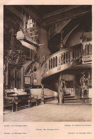 Lamina/Foto KURT HIELSCHE Deuschtland No. 144: DANTZIC. THE DANZIGER DIELE
