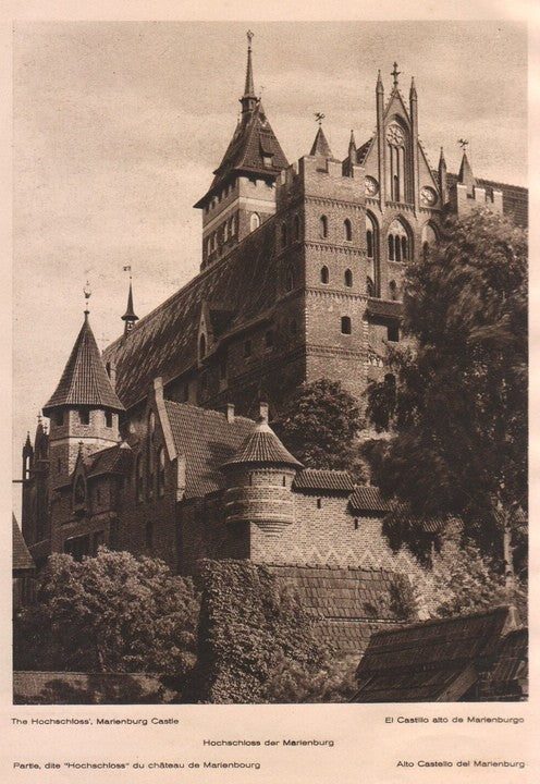 Lamina/Foto KURT HIELSCHE Deuschtland No. 145: THE HOCHSCHLOSS MARIENBURG CASTLE