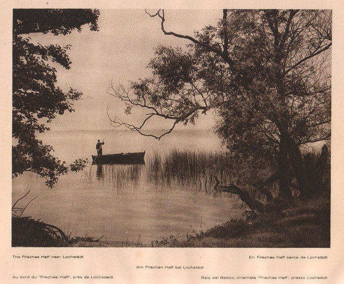 Lamina/Foto KURT HIELSCHE Deuschtland No. 148: THE FRISCHES HAFF NEAR LOCHSTADT