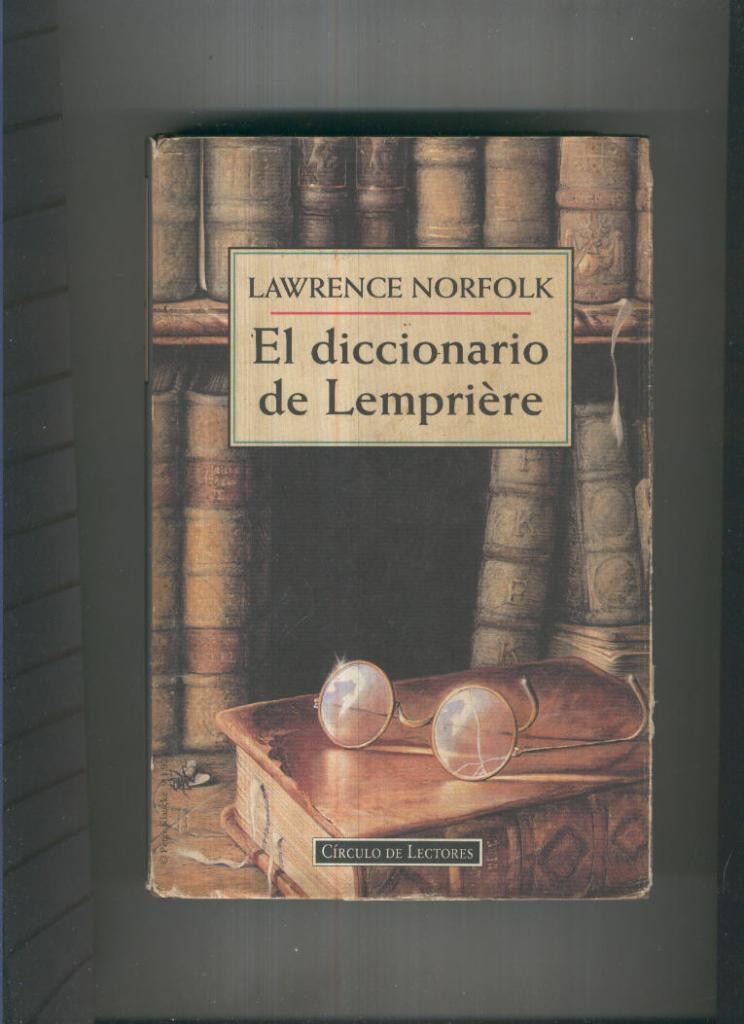 El diccionario de Lempriere ( sobrecubierta estropeada )