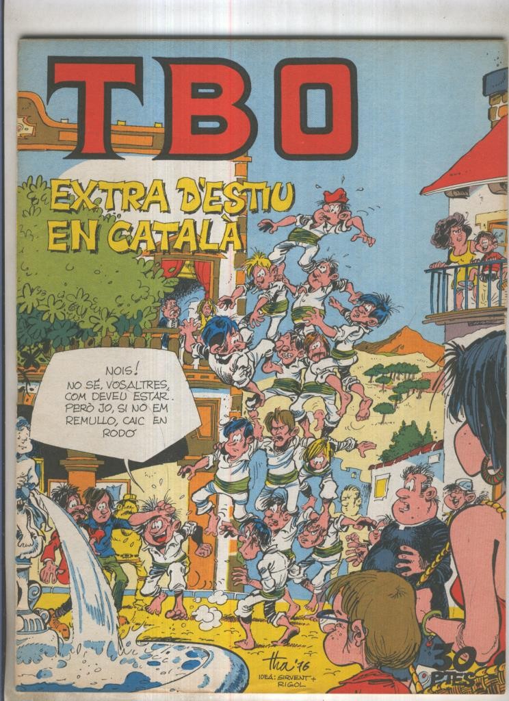 TBO extra de 30 pts: D.Estiu en catala (numerado 1 en trasera)