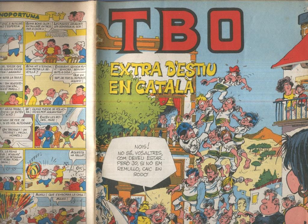 TBO extra de 30 pts: D.Estiu en catala (numerado 2 en trasera)