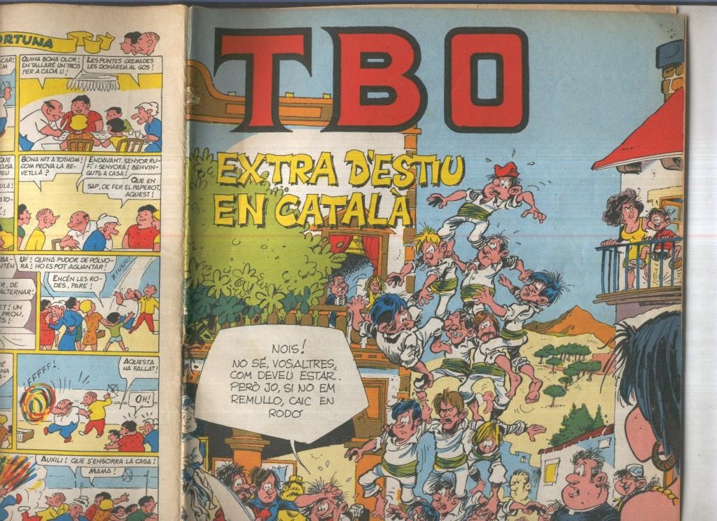 TBO extra de 30 pts: D.Estiu en catala (numerado 5 en trasera)