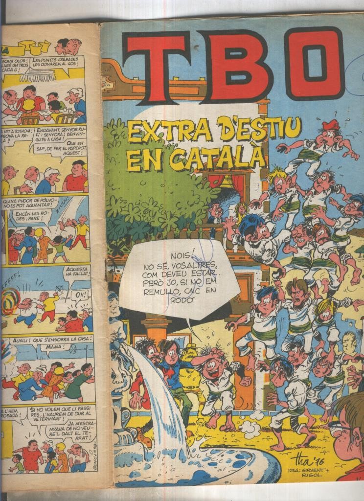 TBO extra de 30 pts: D.Estiu en catala (numerado 6 en trasera)