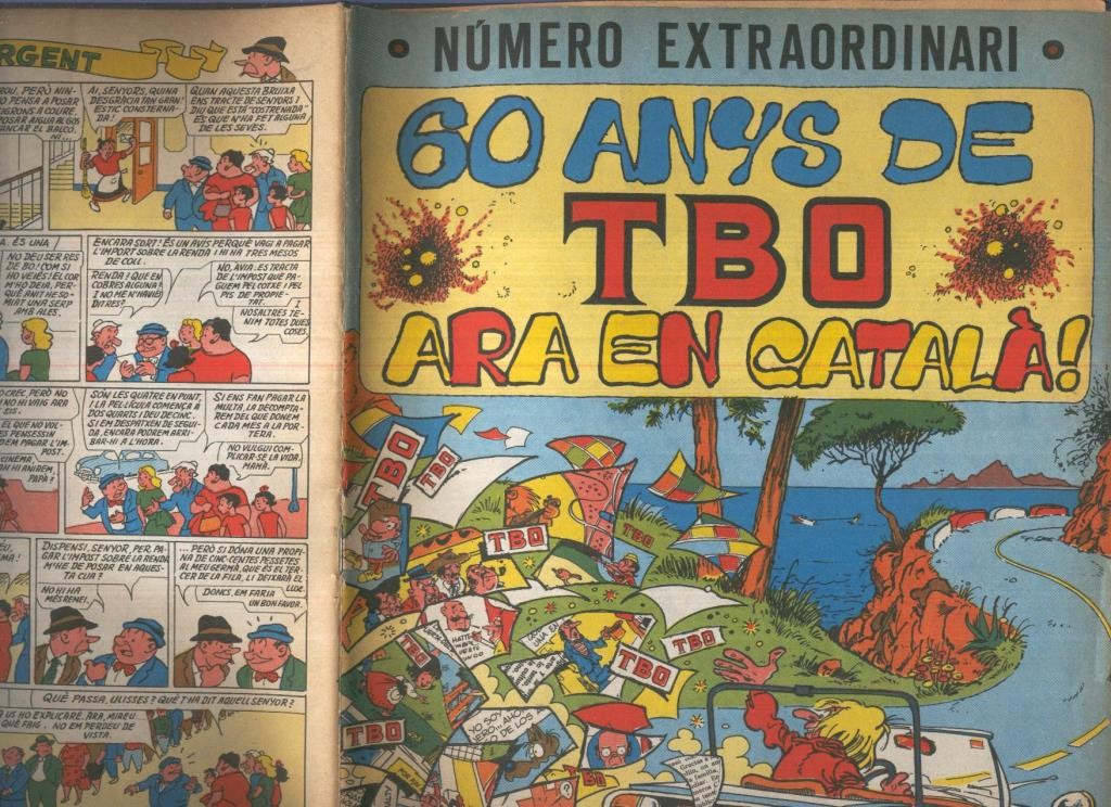TBO extra de 30 pts: 60 anys de TBO ara en catala (numerado 2 en trasera)