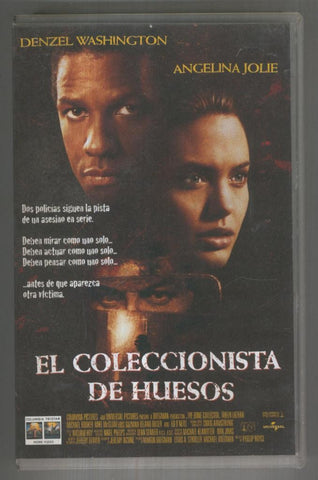 VHS Cine: EL COLECCIONISTA DE HUESOS - Phillip Noyce