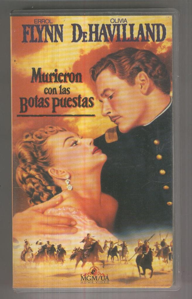 VHS Cine: MURIERON CON LAS BOTAS PUESTAS - Raoul Walsh