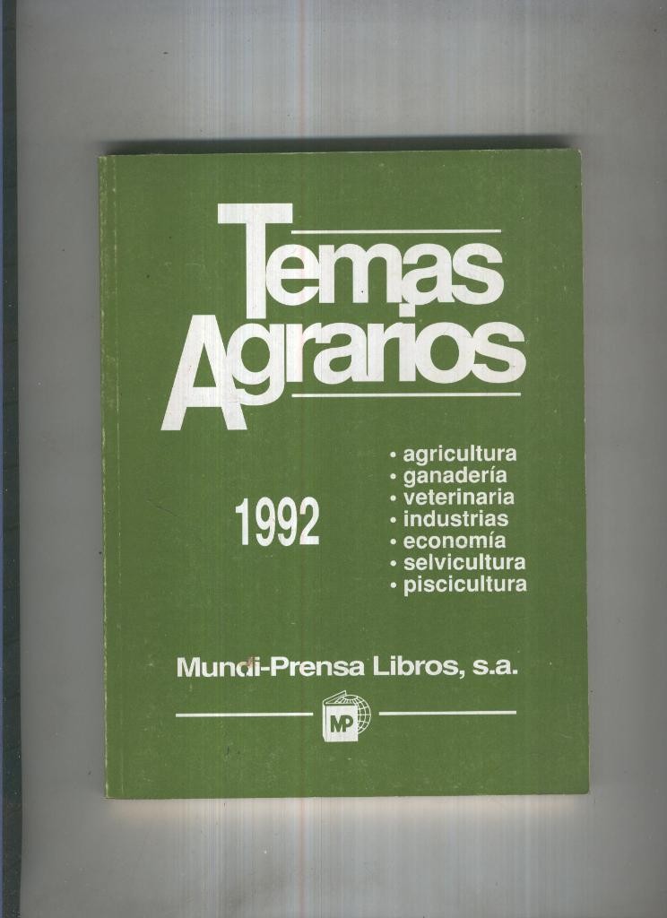 Temas agrarios 1992