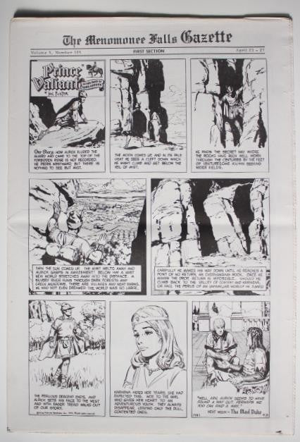The Menomonee Falls Gazette Vol.03 No.125 - First Section (1974)
