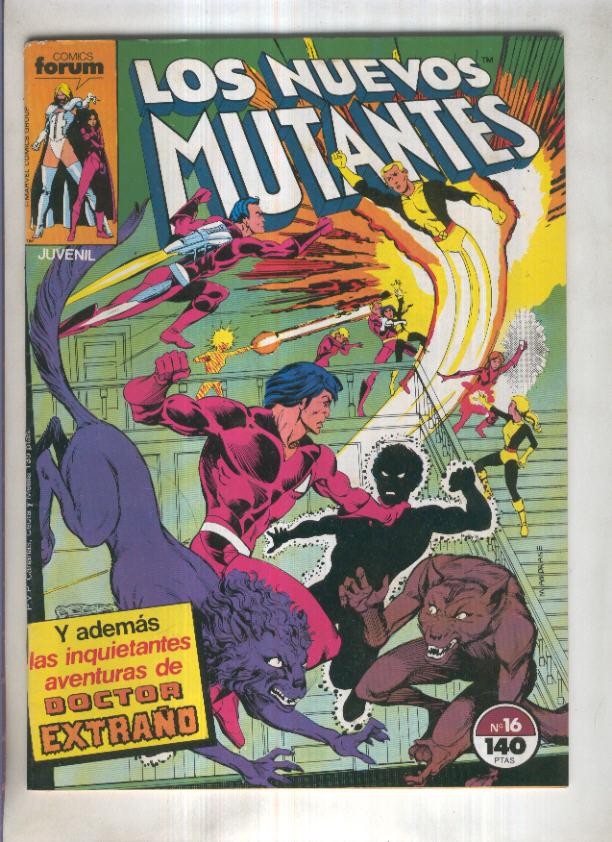 Los Nuevos Mutantes numero 16: Juego final