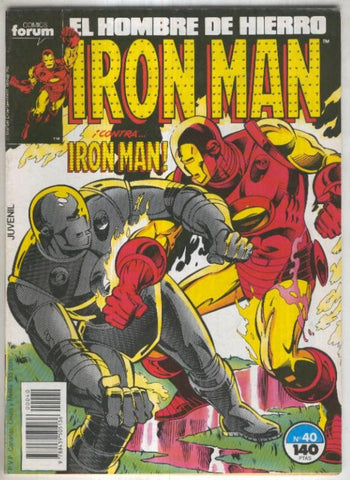 Iron Man volumen 1 numero 40: Duelo de hierro