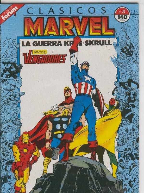 Clasicos Marvel numero 03: La guerra Kree-skrull