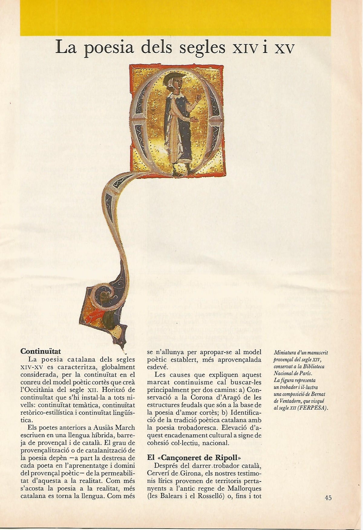 FASCICULO 0032: LA POESIA DELS SEGLES XIV I XV