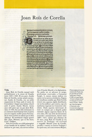 FASCICULO 0040: JOAN ROIS DE CORELLA