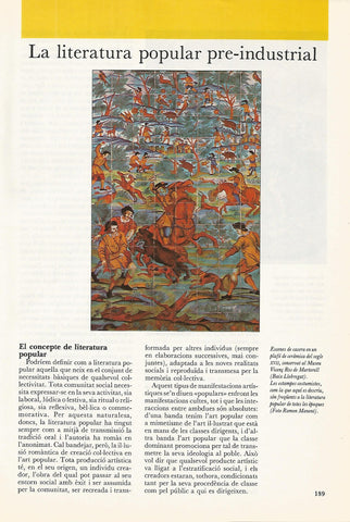 FASCICULO 0044: LA LITERATURA POPULAR PRE-INDUSTRIAL