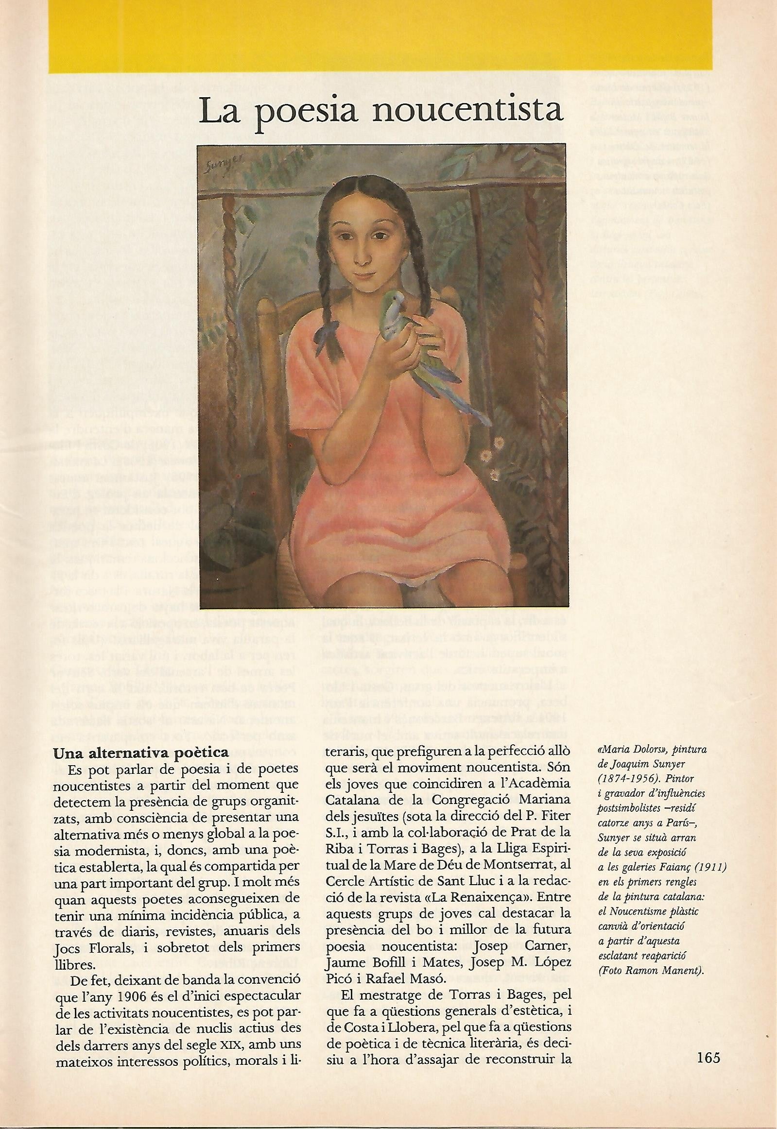 FASCICULO 0068: LA POESIA NOUCENTISTA
