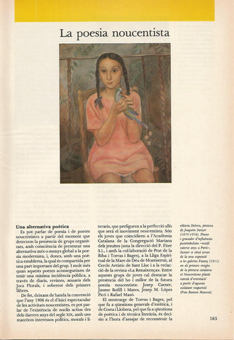 FASCICULO 0068: LA POESIA NOUCENTISTA