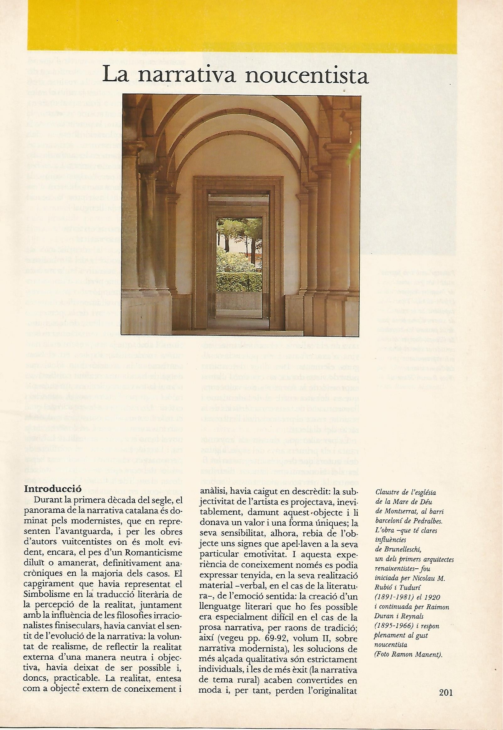 FASCICULO 0071: LA NARRATIVA NOUCENTISTA