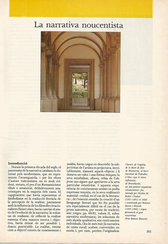 FASCICULO 0071: LA NARRATIVA NOUCENTISTA